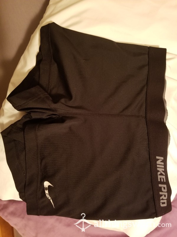 Old Sweaty Nike Pro Gym Shorts
