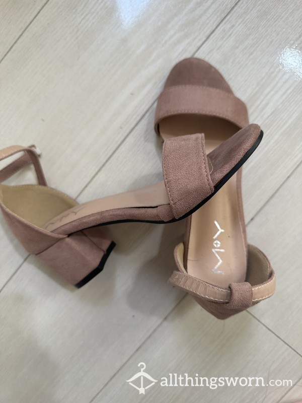 Old Nude Sandals