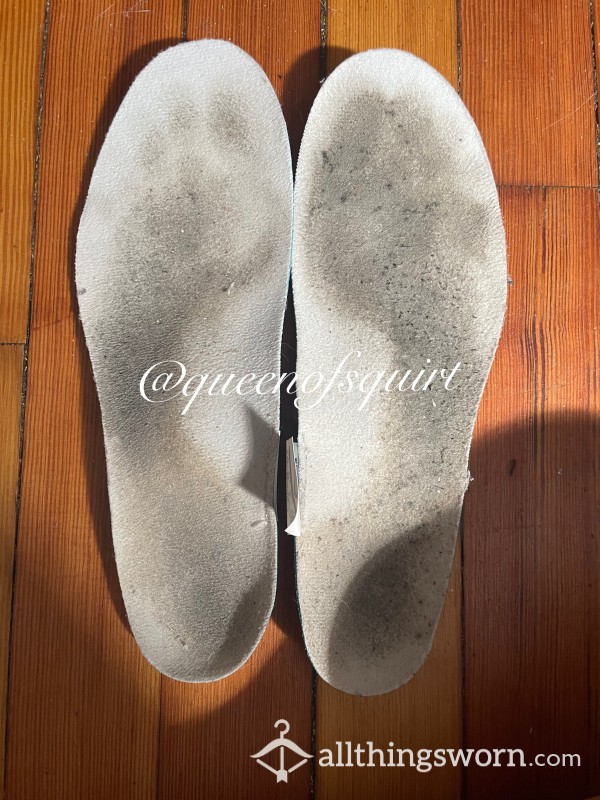 Old Shoe Insoles - Foot Prints