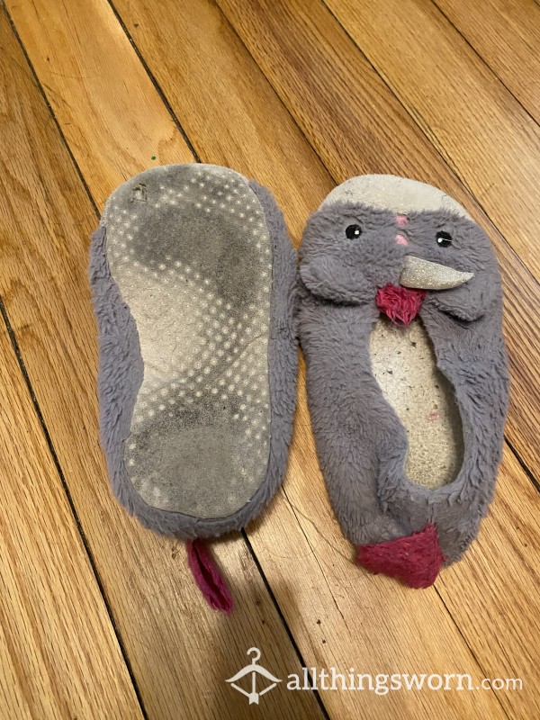 Old Smell Unicorn Slippers