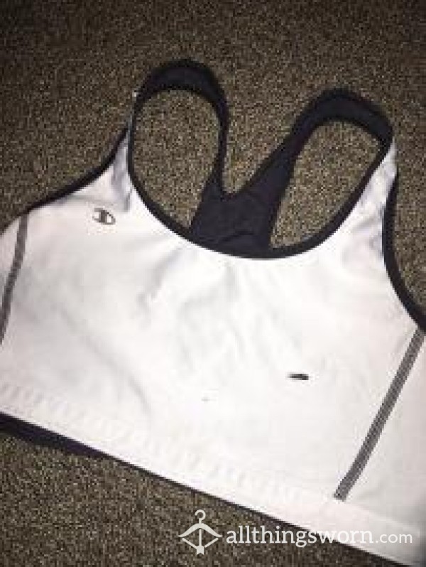 Old Stained Used Reversible Sports Bra