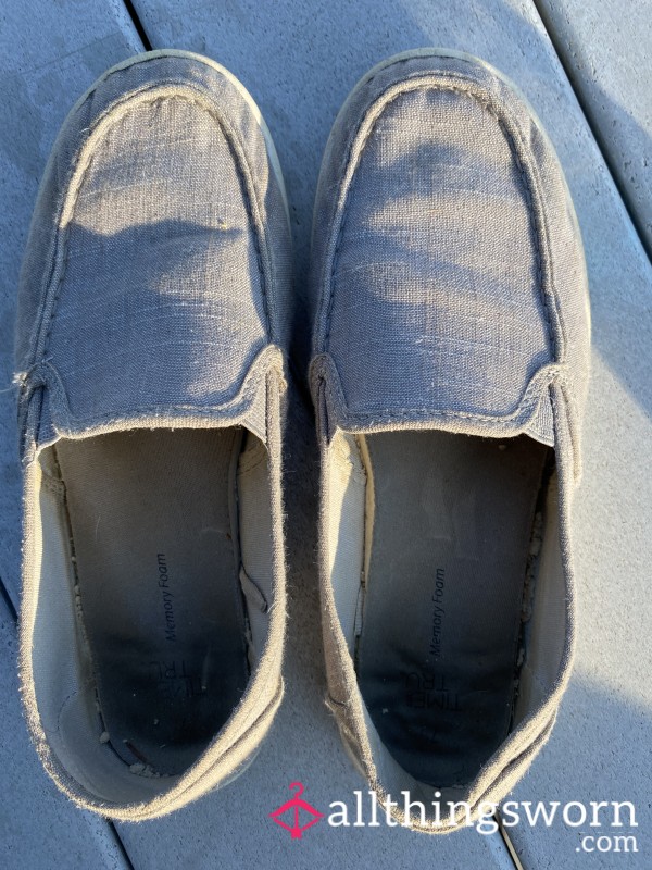 Old , Stinking Slip- On Shoes 🤢