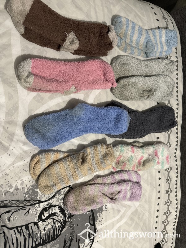 Old Well Worn Stinky Bed Socks