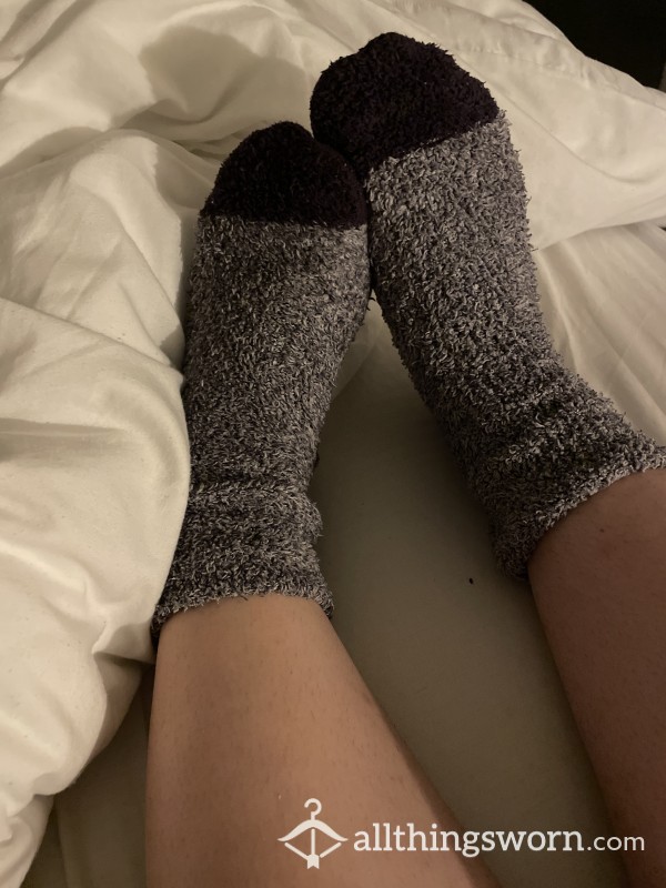 Old Worn Fluffy Socks