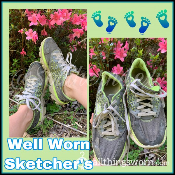 SOLD!!! Old Worn Out Sketcher Sneakers