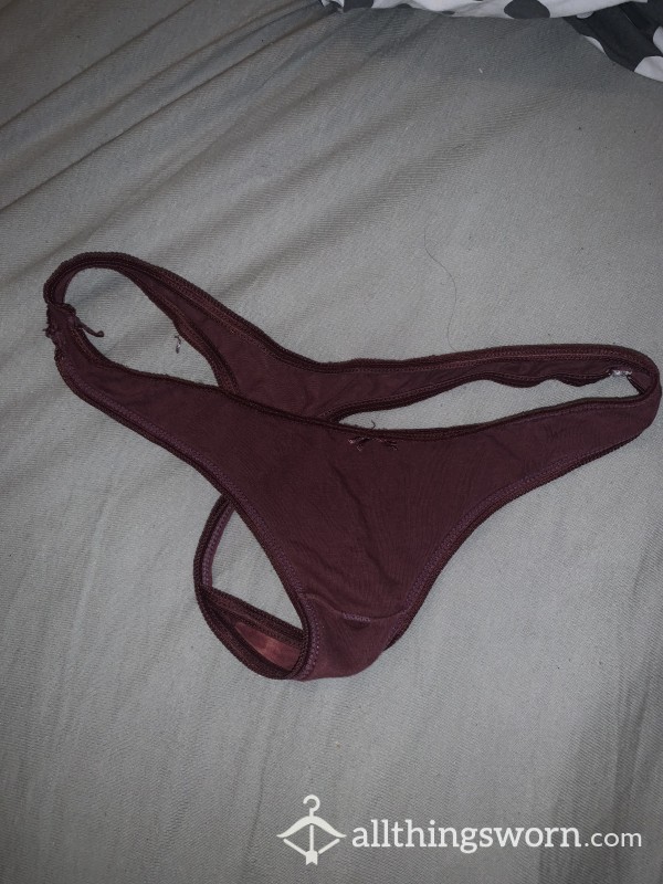 Old&many Times Worn Thong
