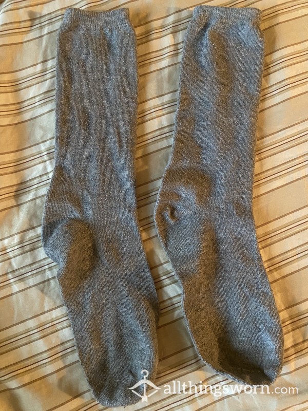 One Of My Favorite Pair Of Worn Grey Socks 🧦