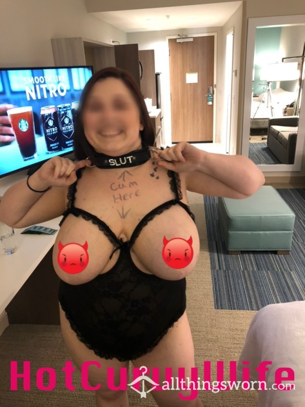 One Piece Crotchless And Tits Exposed Used During My Gang Bang!