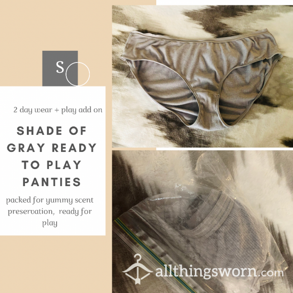 Shade Of Grey Ready For Play Panties