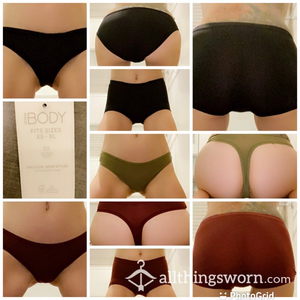 One Size Fits All. Pick A Pair Of Filthy Nylon Panties