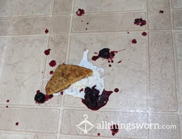 Oops My French Toast Fell On The Floor... And I Stepped In It. Pics & Vid In A Drive Link.