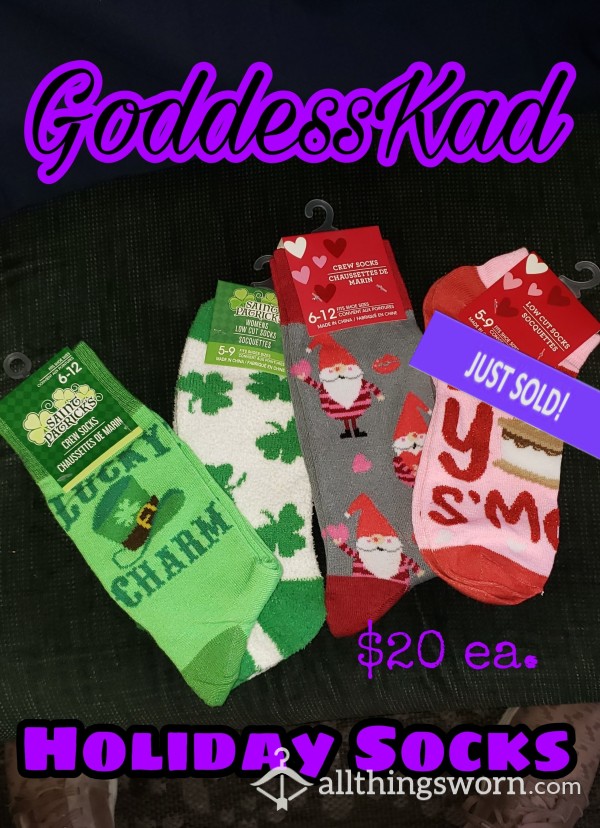 💘 Or 🍀 Holiday Socks!