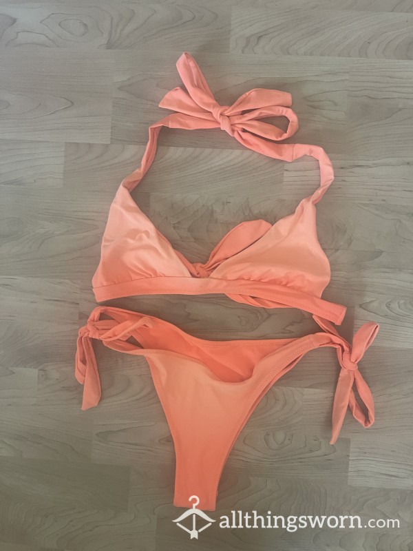 Orange Old Bikini Set