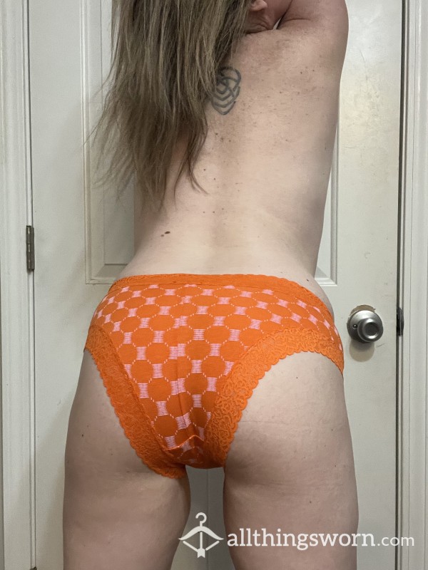 Orange Cheeky Panty