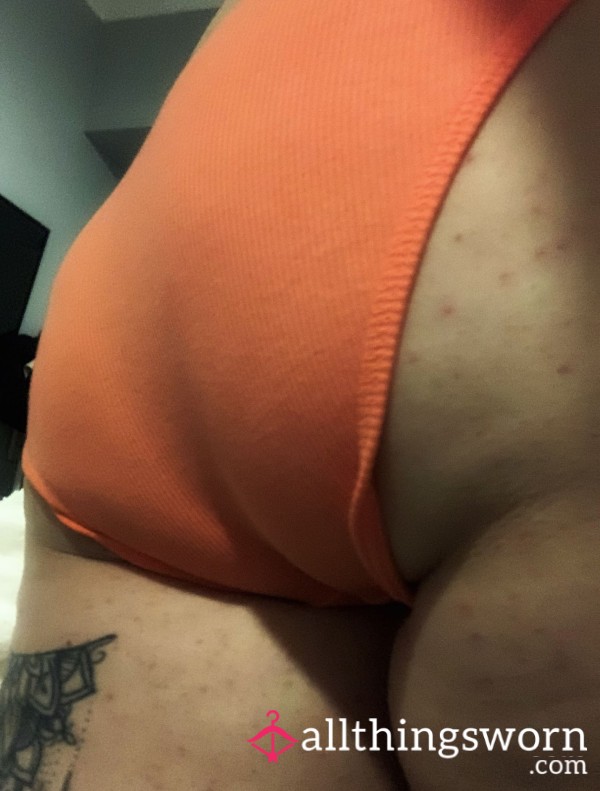 Orange Cotton Panties