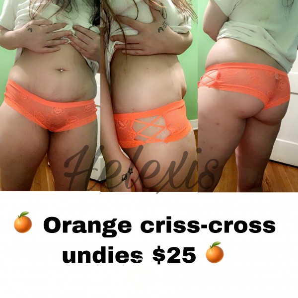 🍊 Orange Criss-Cross Undies 🍊 Size Large! $5 Off Original Price.. Now $20!