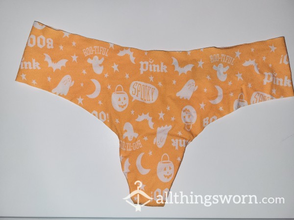 Orange Halloween Themed VS Thong