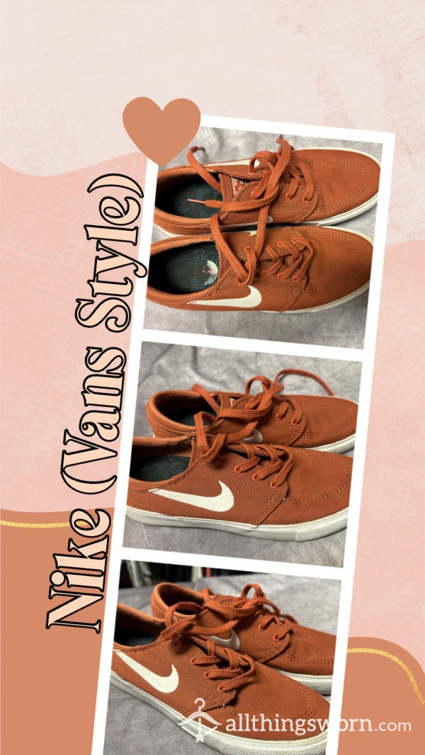 Orange Nikes (Vans Style)