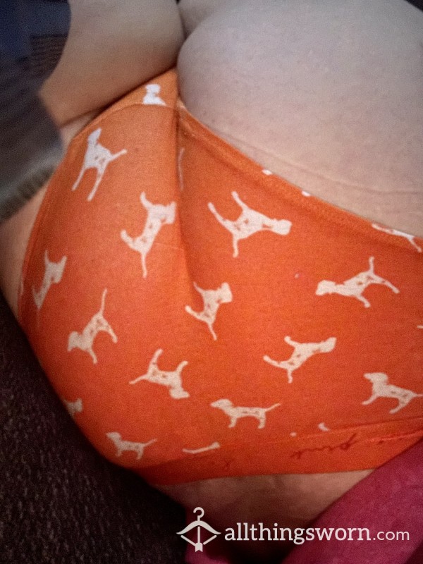 Orange PINK Panties!
