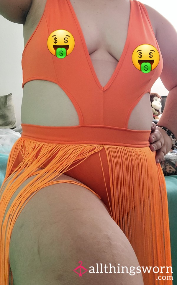 Orange Rave Outfit