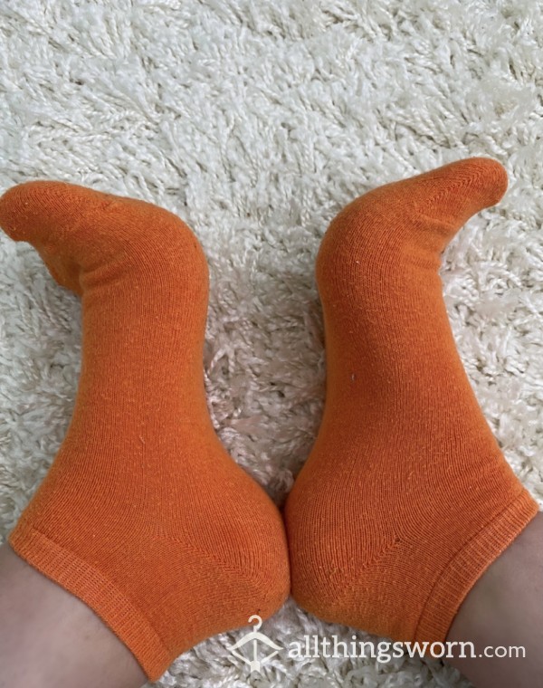 Orange Socks 24 Hour Wear