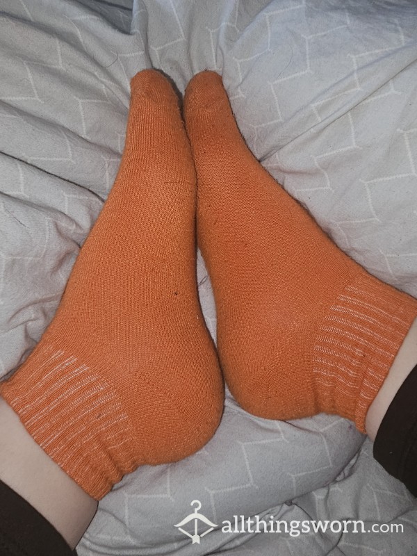 Orange Socks, Worn Well