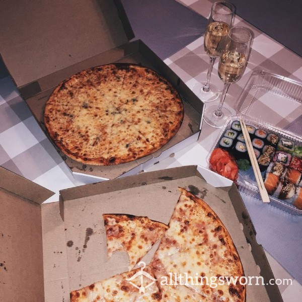 Order Pizza & We Eat N Chill On Skype!
