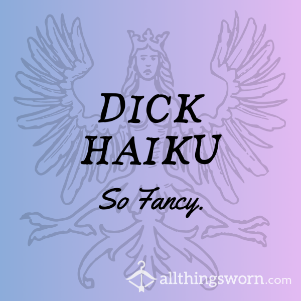 Original Dick Haiku