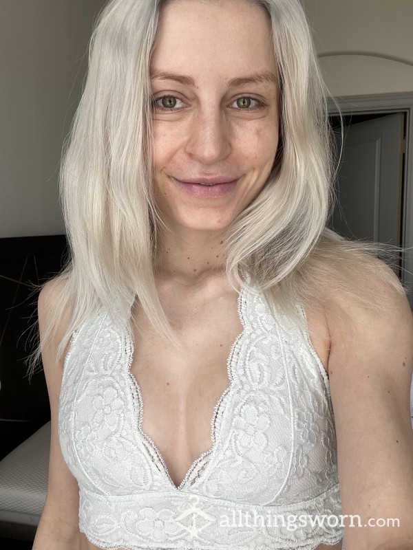 Out From Under White Lace Bralette