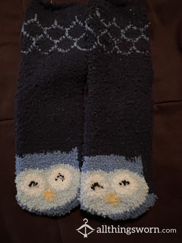 Owl Fuzzy Socks