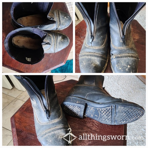 Paddock Boots Very Worn Size 8.5US