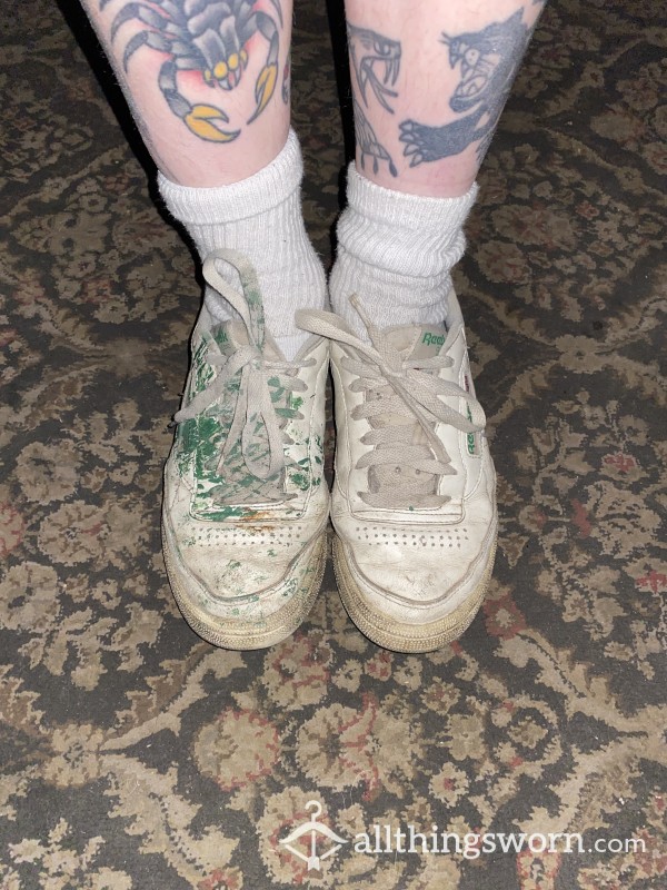 Paint Stained Shoes