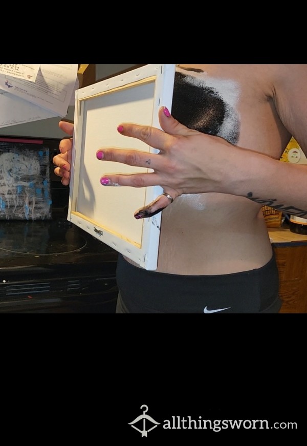 Painting With My Boobs!!
