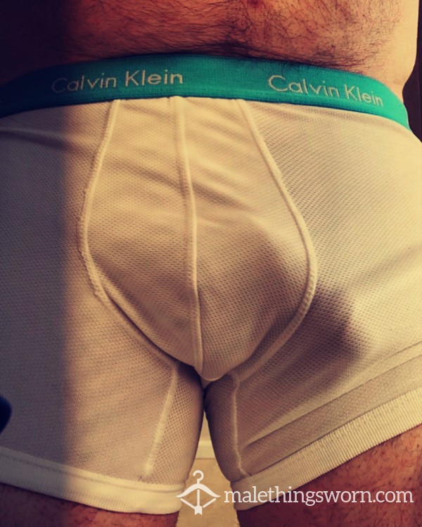 NOW SOLD-Pair Of Used Calvin Klein Boxer Shorts