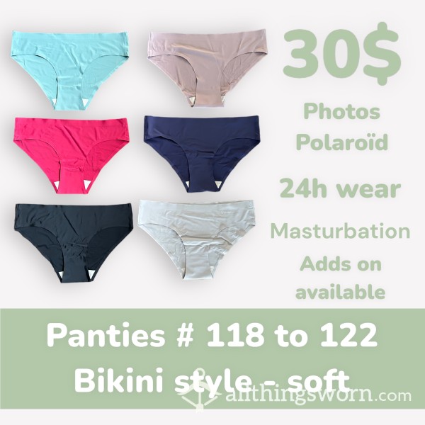 Panties #118 To #122