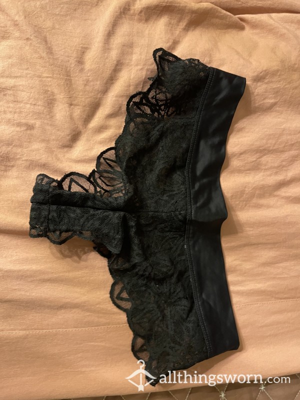 Sexy Black Lace Cheeky Panties