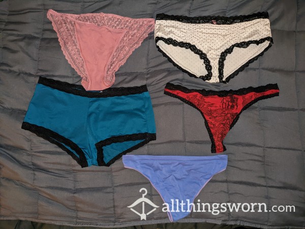Panties And Thongs Available. 48hr Wear. Additions Available. 🩲
