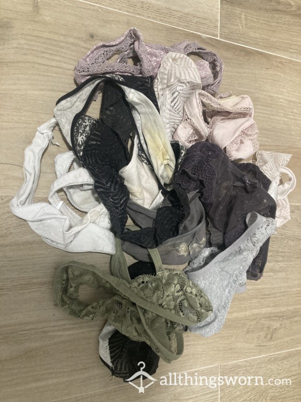 Panties Party - Sweaty, Smelly, Stained - Custom Orders