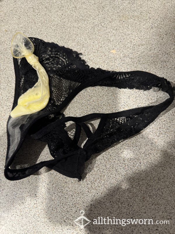 Panties With Used Condom Included