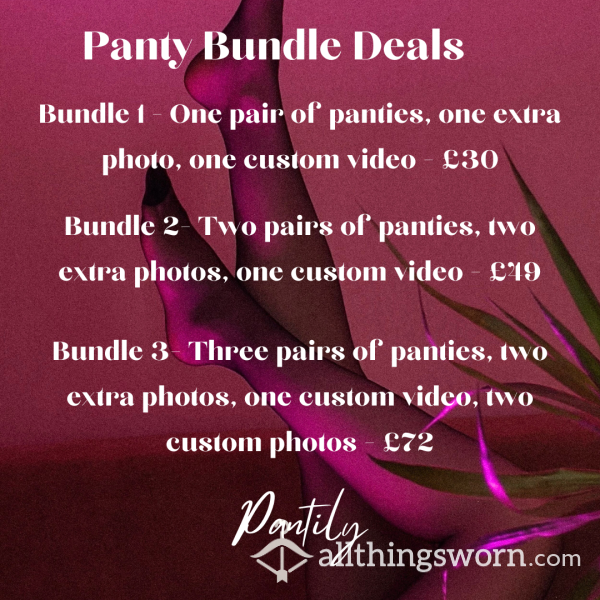 Panty Bundle Deals