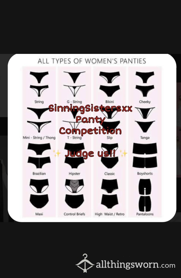 Panty Competition ~ SinningSistersxx