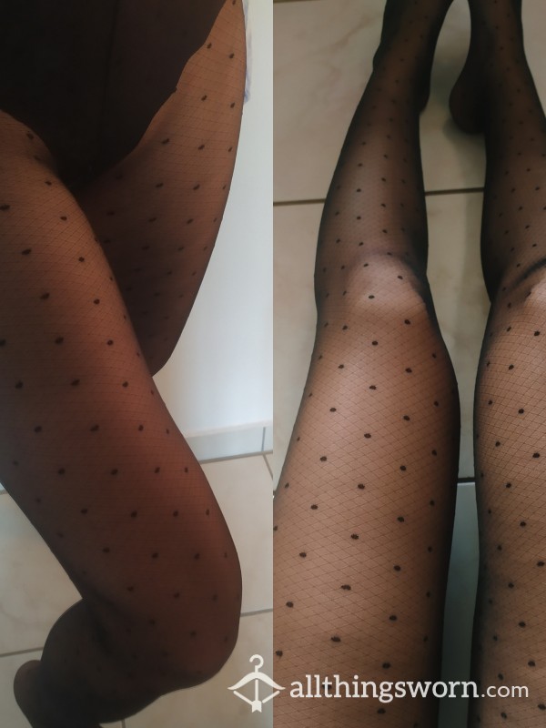 Pantyhose With Small Dots ❤️