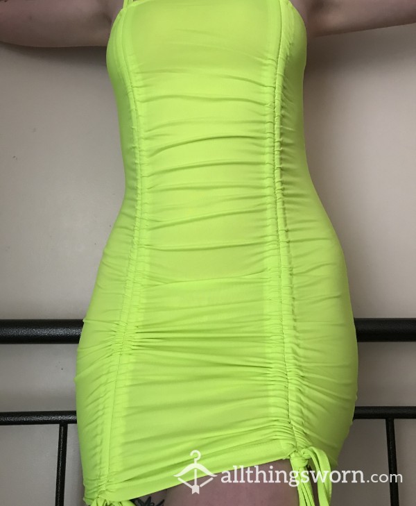 Party Night Neon Dress USED