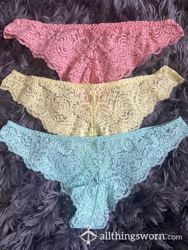 Pastel Brazilian Panties 🌸 Done Just The Way You Like Them💋