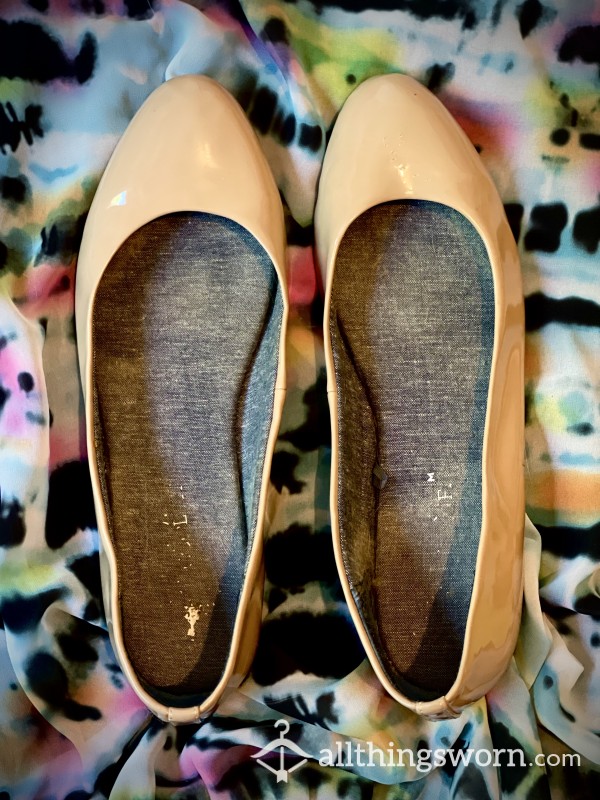 Patent Leather Flats - Size 11