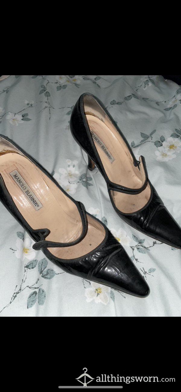 Patent Leather Well Worn High Heels