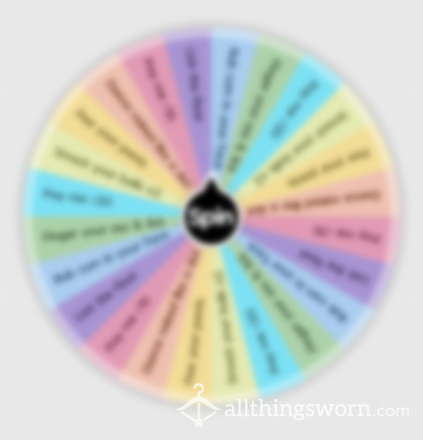 Pathetic Loser Task Wheel