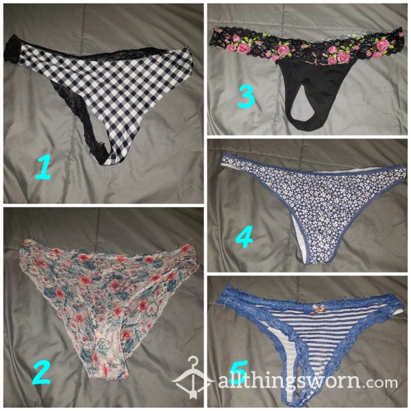 Patterned Selection Of Panties
