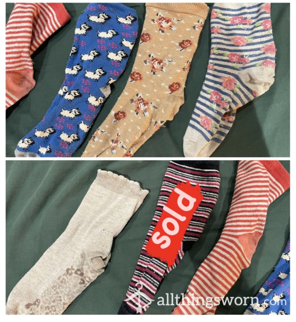 Patterned Socks - With Wears 📸