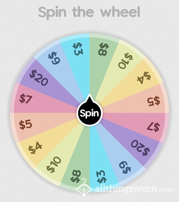 Pay Me Baby Wheel